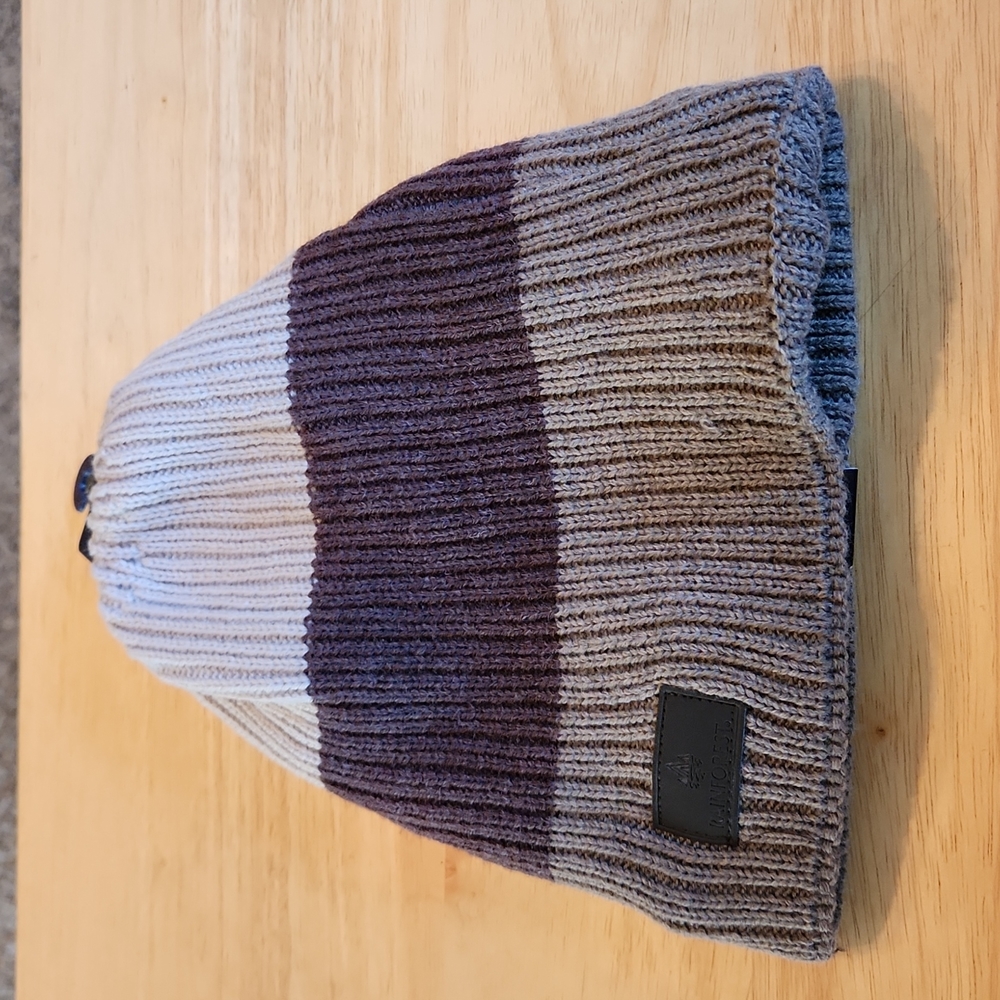 Rainforest Colorblock Beanie - fleece lined